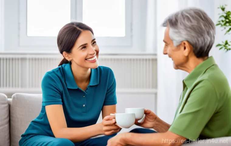 생활가사도우미 고객 상담 스킬 향상 방법 - **Prompt 1: Empathy and Active Listening**
    "A compassionate female home assistant, in her mid-30...